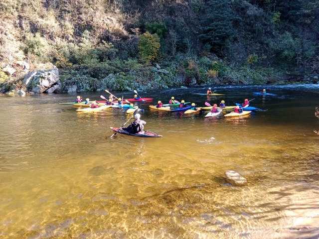 "Kayak en piscine"