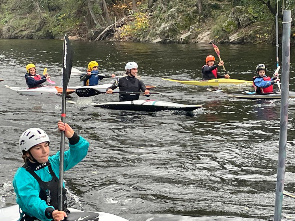 "Navigation sur l’Eyrieux avec Angèle Hug, championne du monde"
